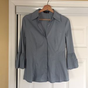 Shirt with interesting sleeves